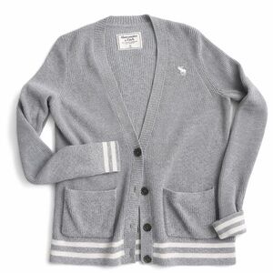 Abercrombie & Fitch Light Gray oversized Cardigan